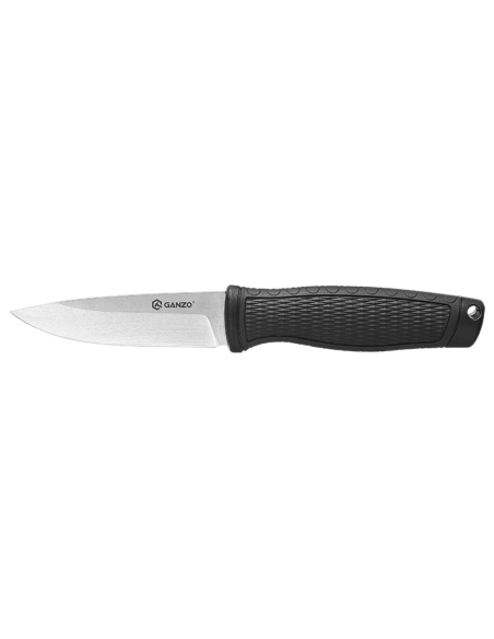 Ganzo G806 GG806BK mes 9,8cm lemmet zwart polymeer handvat