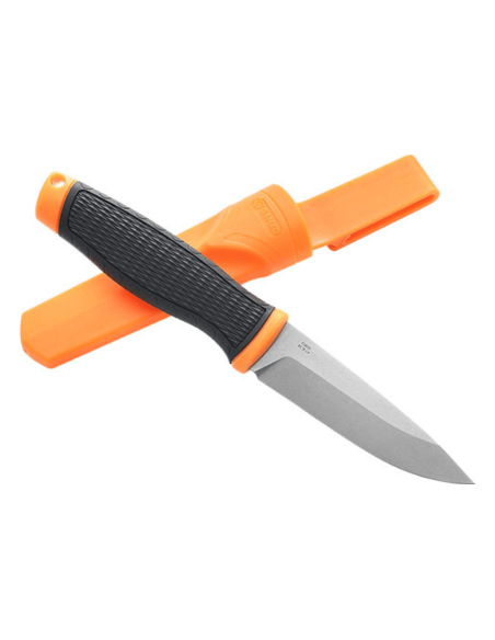 Ganzo G806 GG806OR coltello lama 9,8 cm manico in polimero nero/arancione