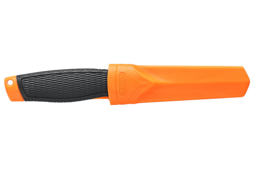 Ganzo G806 GG806OR mes 9,8cm lemmet zwart/oranje polymeer handvat