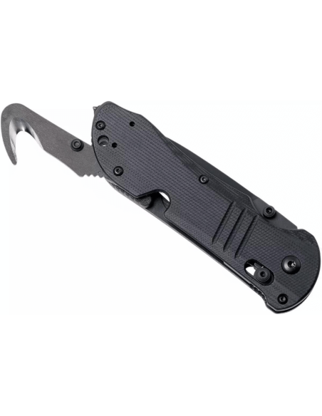 Klappmesser Benchmade Tactical Triage 917SBK Griff aus G10 schwarz 12,4cm mit Gurtschneider