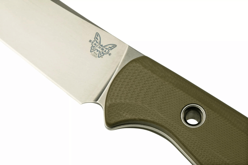 Benchmade Meatcrafter 15500-3 knife 15,4cm blade green G10 openwork handle + boltaron case