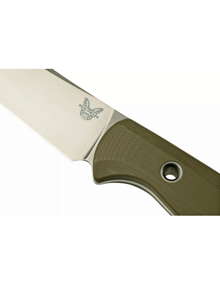 Benchmade Meatcrafter 15500-3 knife 15,4cm blade green G10 openwork handle + boltaron case
