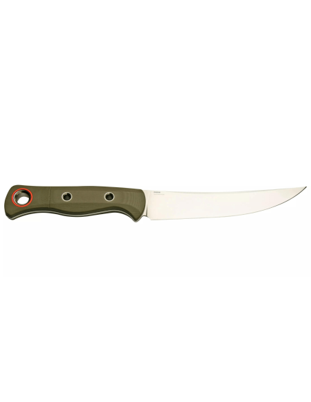 Benchmade Meatcrafter 15500-3 kniv 15,4 cm blad grønt G10 gjennombrutt håndtak + boltaron-etui