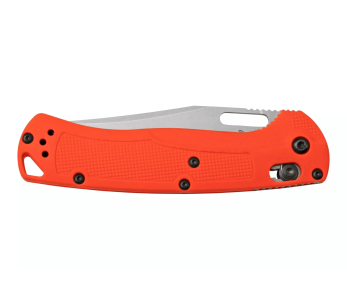 Benchmade Taggedout 15535 foldekniv 11,8 cm med oransje Grivory-håndtak 2