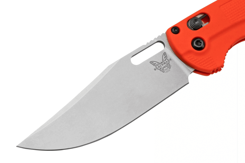 Benchmade Taggedout 15535 navaja plegable 11.8cm naranja mango Grivory