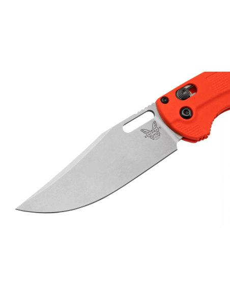Klappmesser Benchmade Taggedout 15535 Griff aus Grivory orange 11,8cm