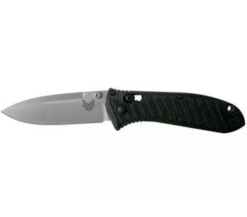 Navalha dobrável Benchmade Mini Presidio II 575-1 com cabo em fibra de carbono CF-Elite preto 10,9 cm