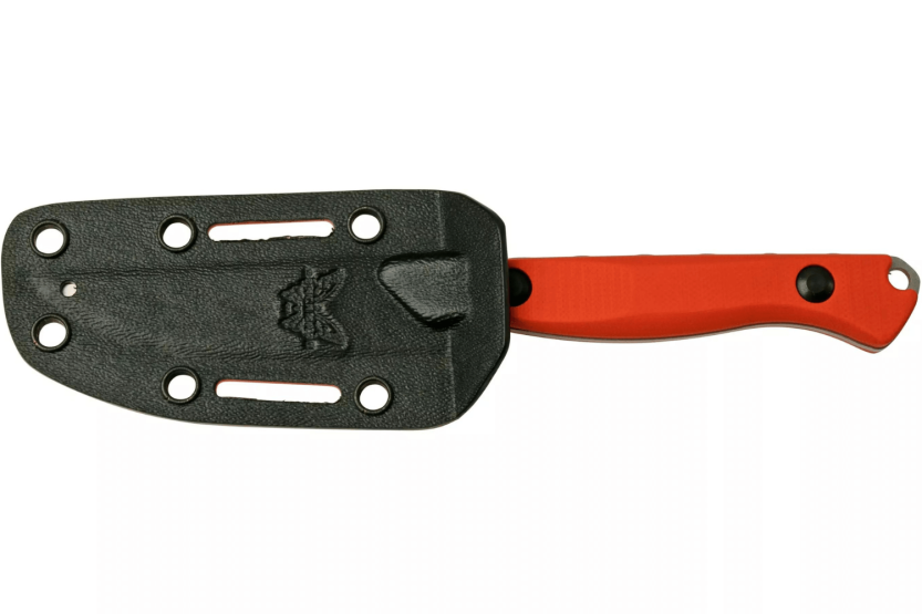 Benchmade Flyway 15700 jaktkniv 6,9 cm blad G10 oransje håndtak + Boltaron slire