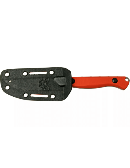 Jagdmesser Benchmade Flyway 15700 Klinge 6,9cm Griff G10 orange + Boltaron Etui