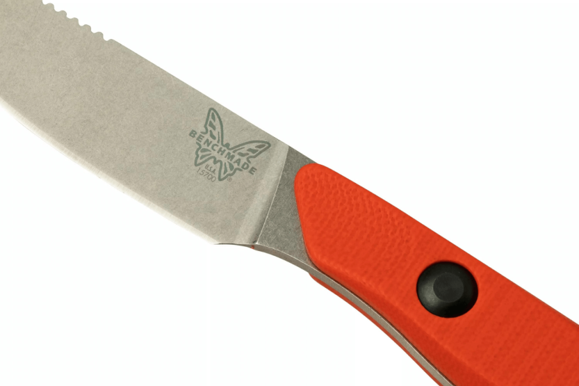 Jagdmesser Benchmade Flyway 15700 Klinge 6,9cm Griff G10 orange + Boltaron Etui