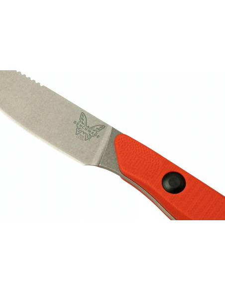 Benchmade Flyway 15700 hunting knife 6,9cm blade G10 orange handle + Boltaron sheath