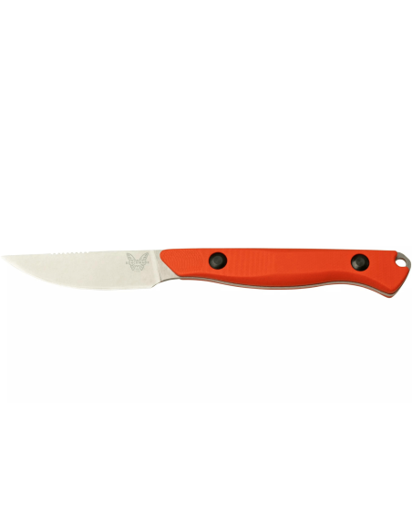 Benchmade Flyway 15700 jagtkniv 6,9 cm klinge G10 orange håndtag + Boltaron skede