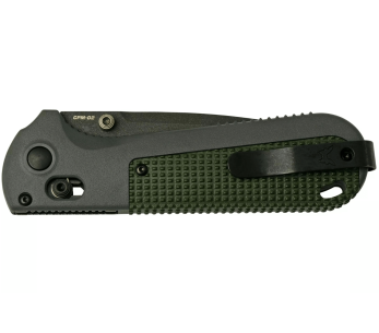 Navaja Benchmade Redoubt 430BK con mango Grivory gris/verde 12cm 2