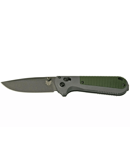 Navalha dobrável Benchmade Redoubt 430BK com cabo Grivory cinzento/verde 12cm