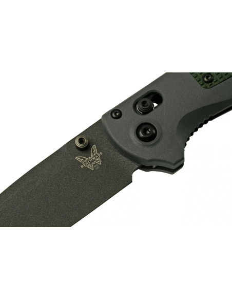 Klappmesser Benchmade Redoubt 430BK Griff Grivory grau/grün 12cm