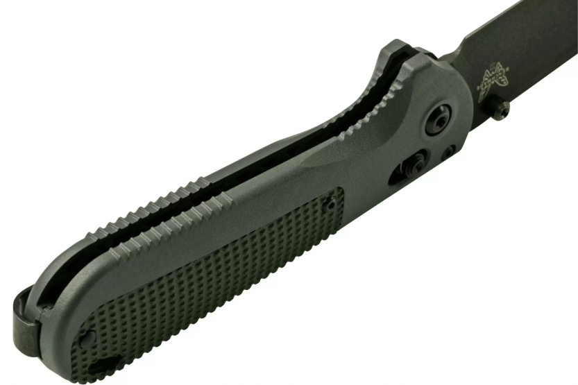Benchmade Redoubt 430BK foldekniv grå/grøn Grivory håndtag 12cm