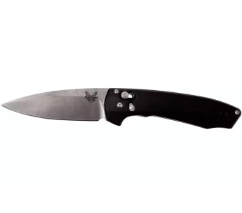 Navaja plegable Benchmade Arcane 490 con mango de aluminio negro 11cm
