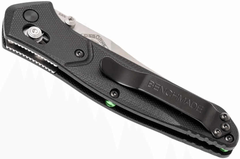 Navaja Benchmade Osborne 940-2 con hoja tanto y mango G10 negro 11cm