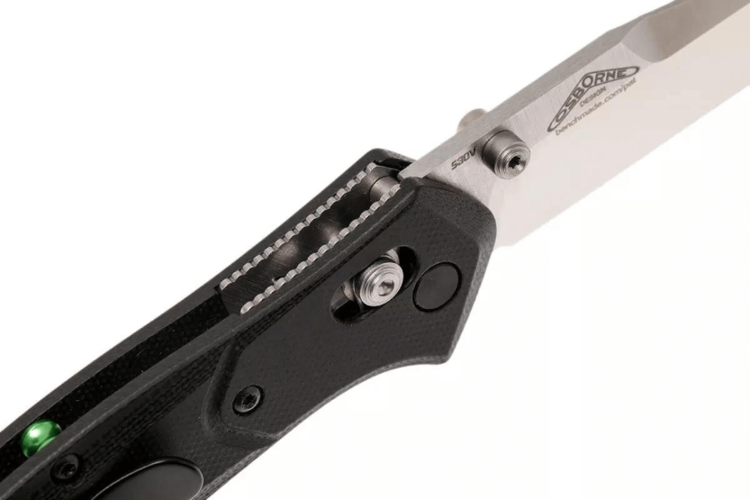 Klappmesser Benchmade Osborne 940-2 Tanto-Klinge Griff G10 schwarz 11cm