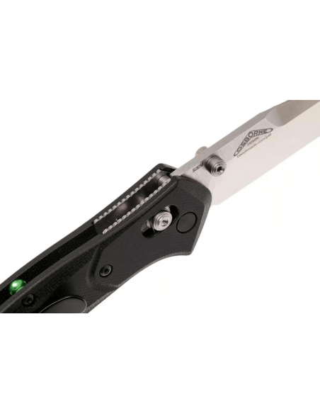 Benchmade Osborne 940-2 folding knife tanto blade black G10 handle 11cm
