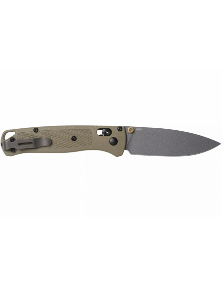 Benchmade fällkniv Bugout GRY 535GRY-1 khakigrön Grivory handtag 11cm