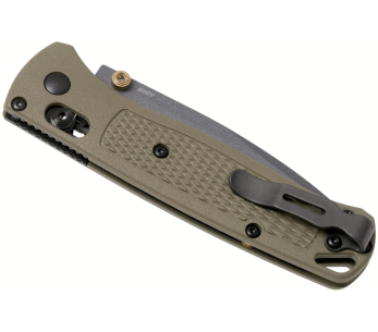 Faca dobrável Benchmade Bugout GRY 535GRY-1 verde caqui Cabo em Grivory 11cm 2