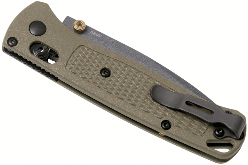 Navaja Benchmade Bugout GRY 535GRY-1 verde caqui Mango de Grivory 11cm