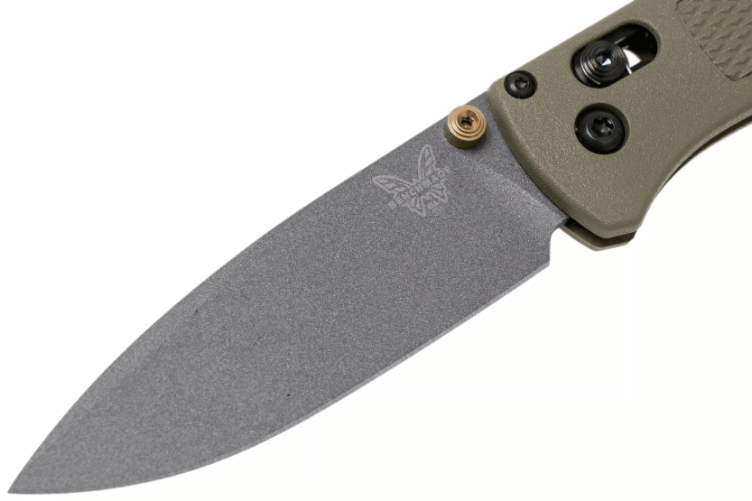 Benchmade taittoveitsi Bugout GRY 535GRY-1 khaki vihreä Grivory kahva 11cm