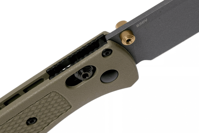 Benchmade folding knife Bugout GRY 535GRY-1 khaki green Grivory handle 11cm