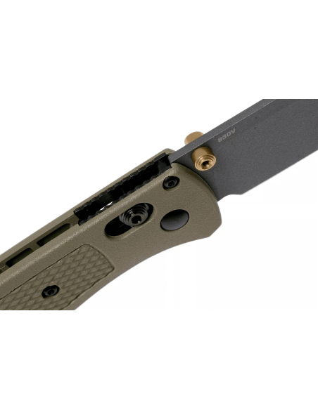 Benchmade folding knife Bugout GRY 535GRY-1 khaki green Grivory handle 11cm