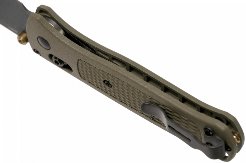 Benchmade folding knife Bugout GRY 535GRY-1 khaki green Grivory handle 11cm