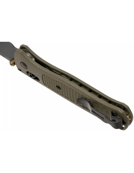 Coltello pieghevole Benchmade Bugout GRY 535GRY-1 manico verde cachi Grivory 11cm