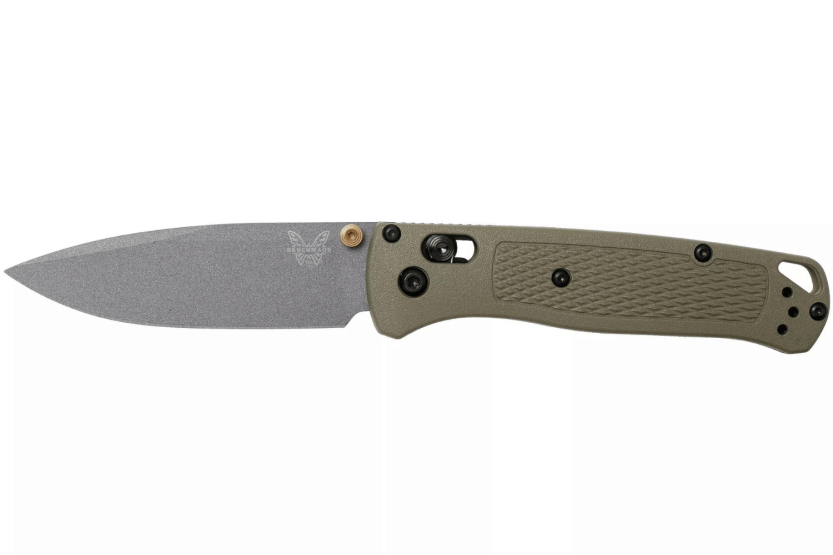 Benchmade foldekniv Bugout GRY 535GRY-1 khakigrønn Grivory håndtak 11cm