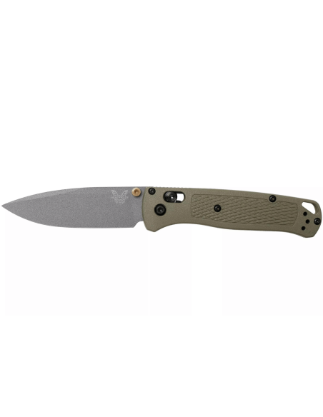 Benchmade fällkniv Bugout GRY 535GRY-1 khakigrön Grivory handtag 11cm