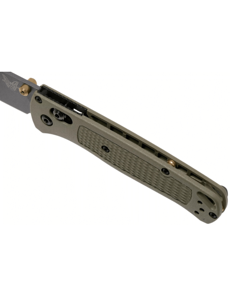 Benchmade foldekniv Bugout GRY 535GRY-1 khakigrøn Grivory håndtag 11cm