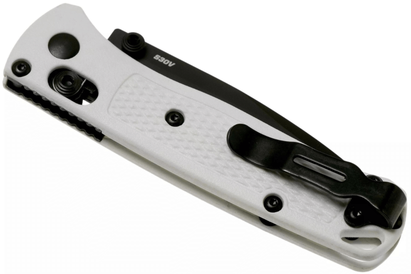 Benchmade fällkniv Mini Bugout 533BK-1 Grivory handtag vit 9cm