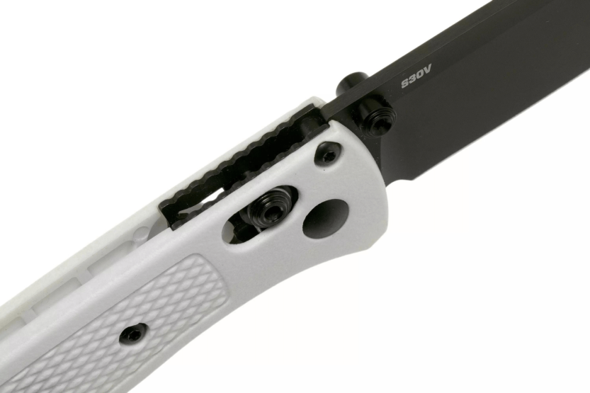 Benchmade fällkniv Mini Bugout 533BK-1 Grivory handtag vit 9cm