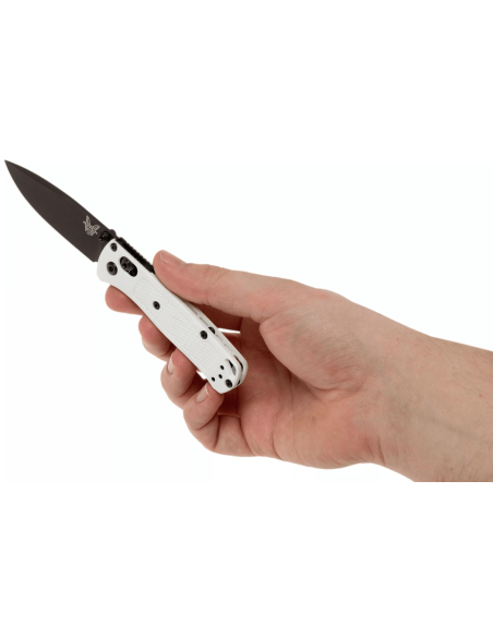 Benchmade fällkniv Mini Bugout 533BK-1 Grivory handtag vit 9cm