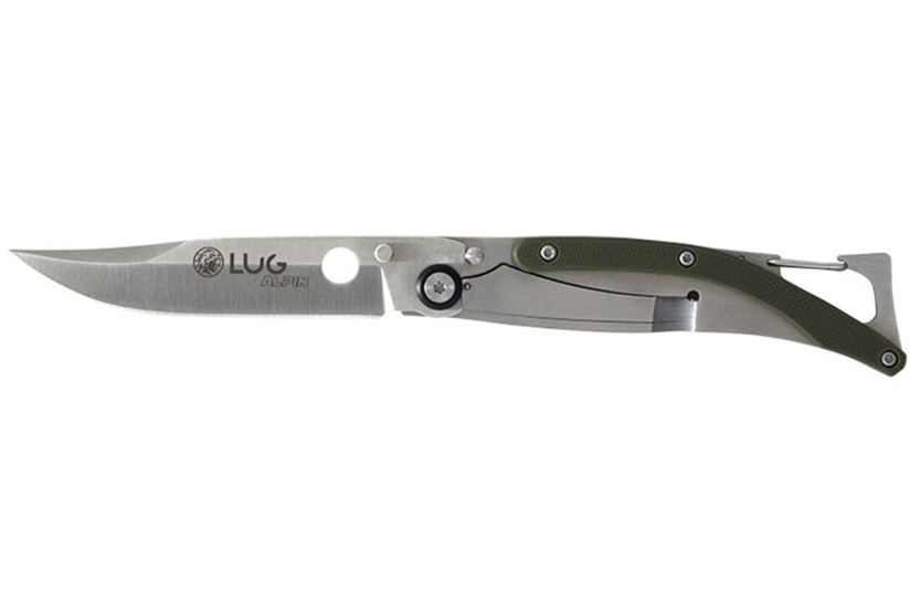 Lug SP1SK khaki foldekniv 11 cm G10-stålhåndtag med clips