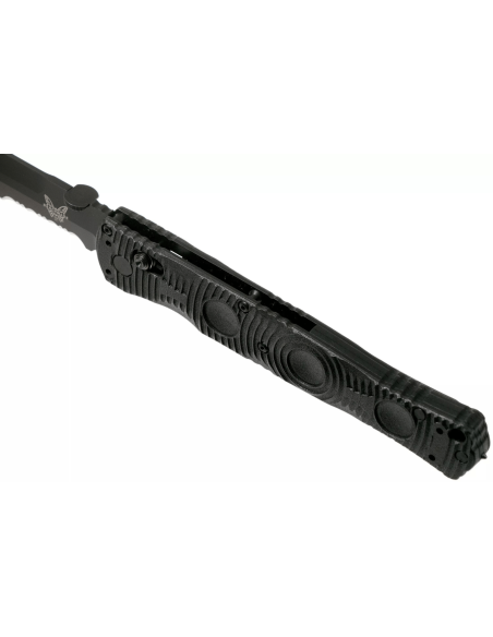 Benchmade Socp Tactical Folder 391SBK folding knife serrated blade CF-Elite® carbon fiber handle 14cm glass breaker tip