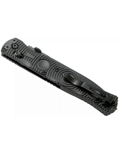 Benchmade Socp Tactical Folder 391SBK folding knife serrated blade CF-Elite® carbon fiber handle 14cm glass breaker tip