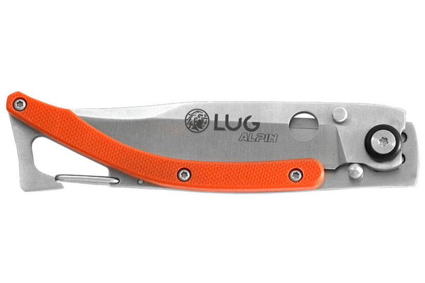 Lug SP1SO orange foldekniv 11 cm G10-stålhåndtag med clips