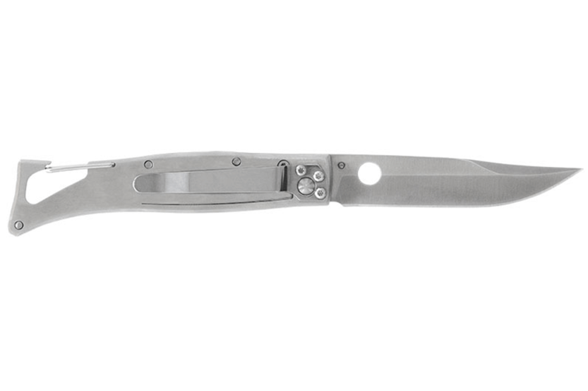 Navalha dobrável laranja Lug SP1SO com G10 e cabo e clipe em aço de 11 cm
