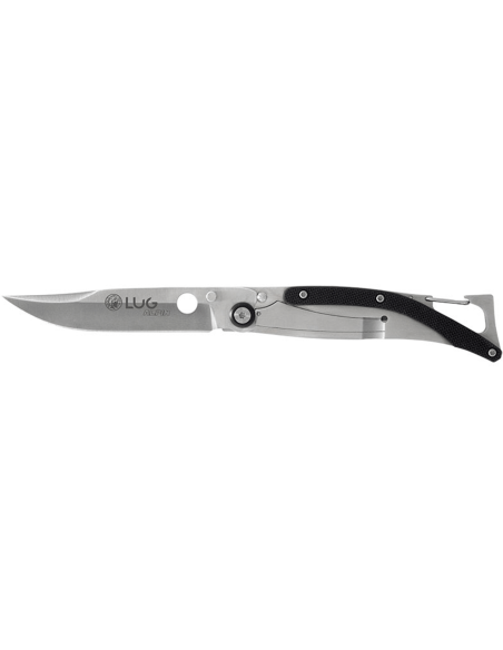 Klappmesser Lug SP1SB schwarz Griff aus G10 und Stahl 11cm mit Clip