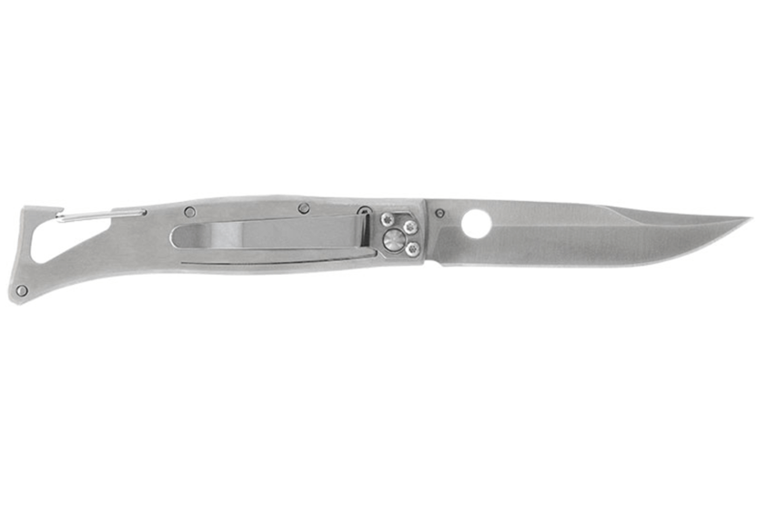 Cuchillo plegable Lug SP1SB negro con mango y clip de acero G10 y 11cm