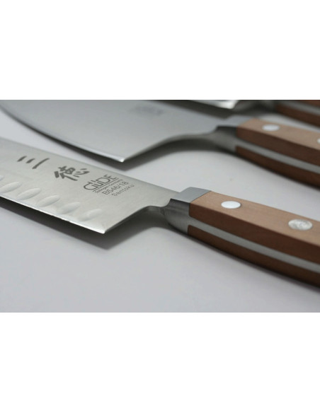 Gude Alpha Poire 18cm forged steel santoku knife