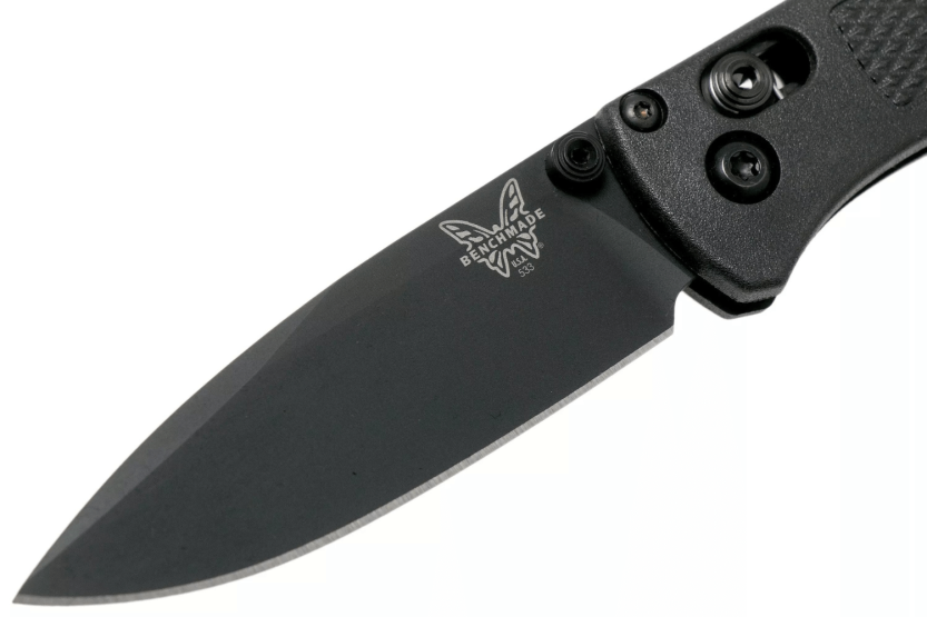 Benchmade Mini Bugout 533BK-2 coltello pieghevole 9 cm manico in fibra di carbonio CF-Elite® nero