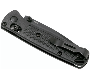 Faca dobrável Benchmade Mini Bugout 533BK-2 cabo de fibra de carbono CF-Elite® preto de 9 cm 2
