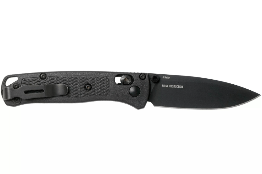 Benchmade Mini Bugout 533BK-2 coltello pieghevole 9 cm manico in fibra di carbonio CF-Elite® nero