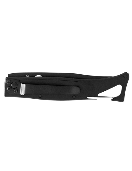Klappmesser Lug SP1TB mattschwarz G10 und Stahl Griff 11cm mit Clip